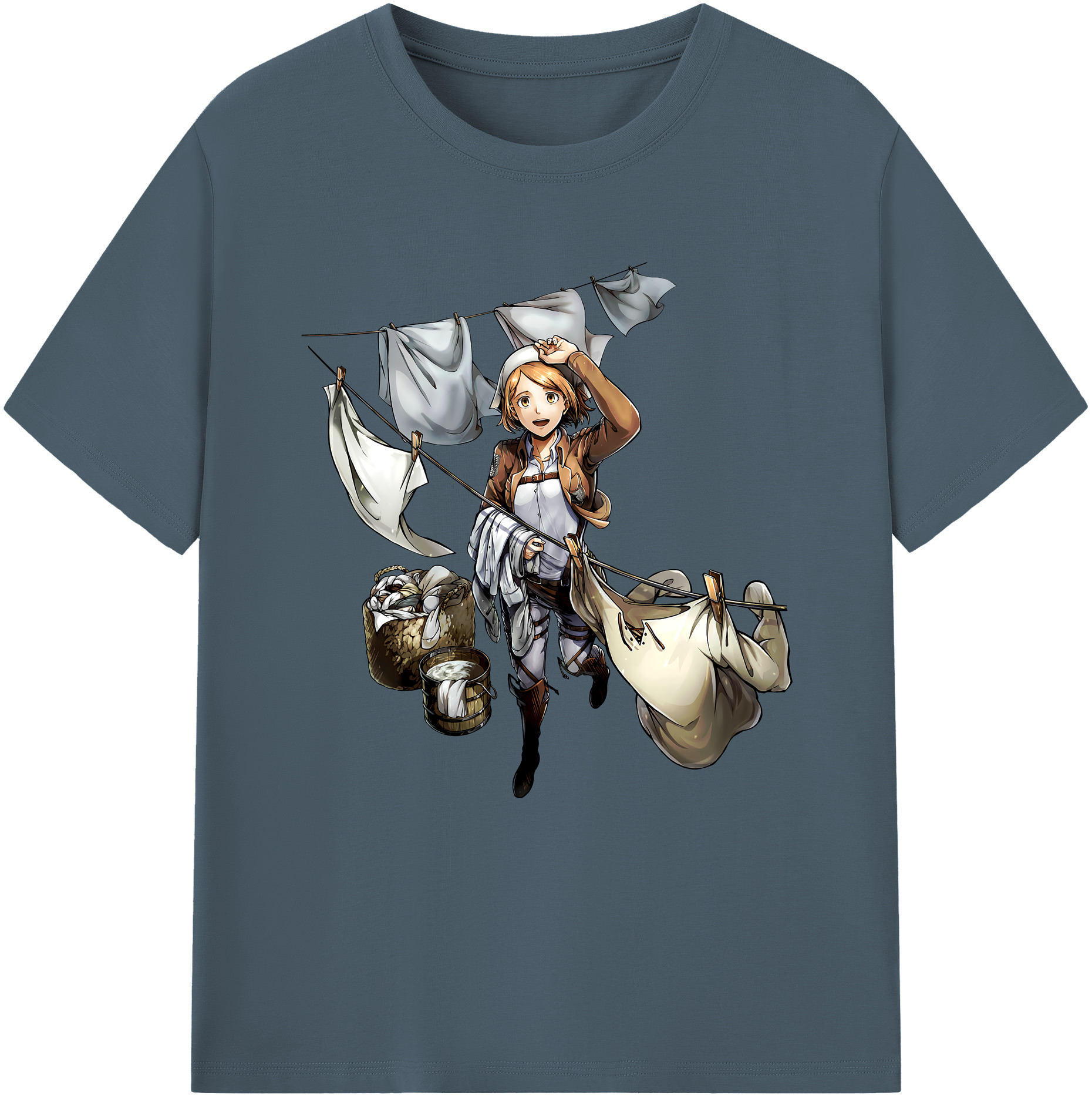 （画像用） 進撃の巨人 ペトラ·ラル Attack on Titan Petra Rall 綿100％半袖Tシャツ（フロントプリント）